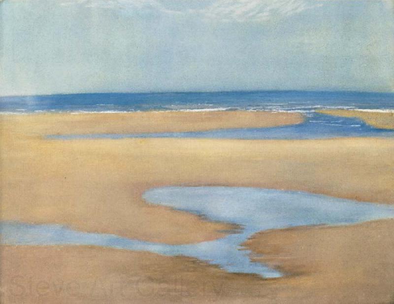 William Stott of Oldham Returning Tide Spain oil painting art